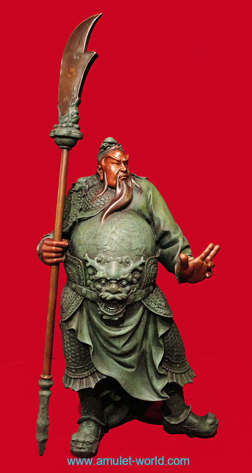 เทพเจ้ากวนอู ปางไฉ่เซ้ง งานศิลปินจีนชื่อดัง เนื้อบรอนซ์นอก นำเข้าจากจีน 1