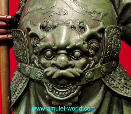 เทพเจ้ากวนอู ปางไฉ่เซ้ง งานศิลปินจีนชื่อดัง เนื้อบรอนซ์นอก นำเข้าจากจีน (องค์ที่2) 4