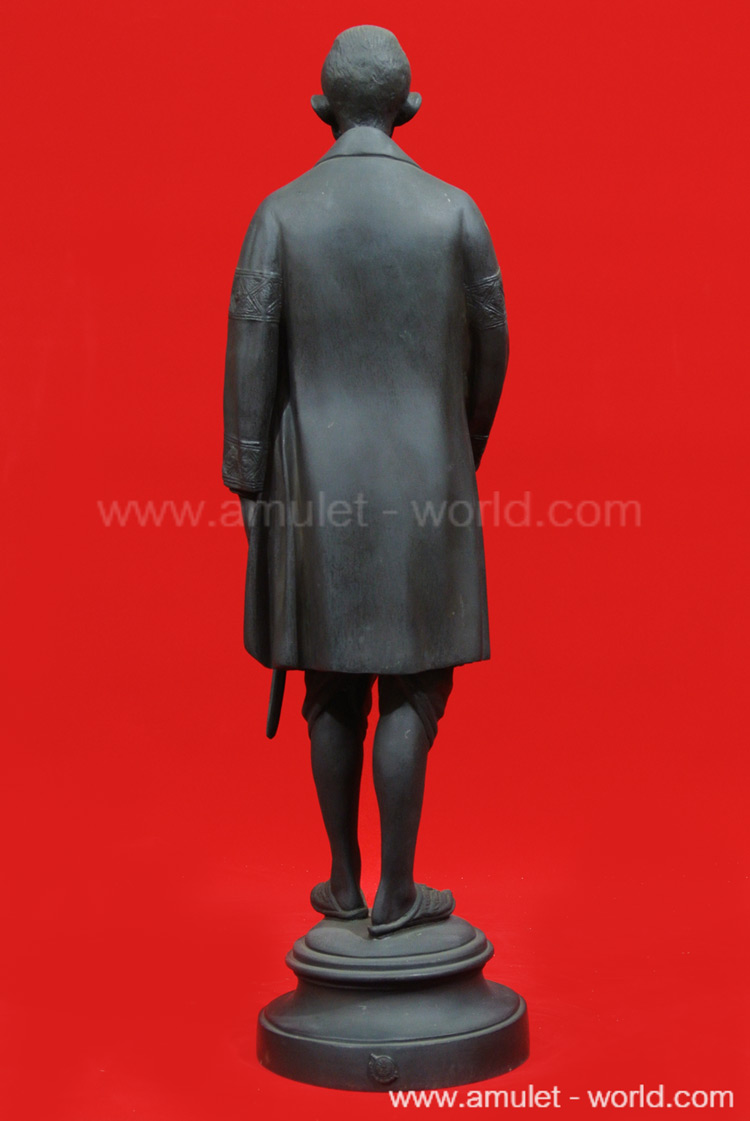 พระบรมรูป รัชกาลที่4 กรมตำรวจ สร้างปี 2531 สูง 19.5 นิ้ว เนื้อโลหะ (องค์ที่2) 6