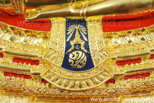 พระพุทธชินราช ภปร. วัดพระศรีรัตนมหาธาตุ(วัดใหญ่) ปี๒๕๔๒ พิษณุโลก หน้าตัก 9 นิ้ว ปิดทอง 5