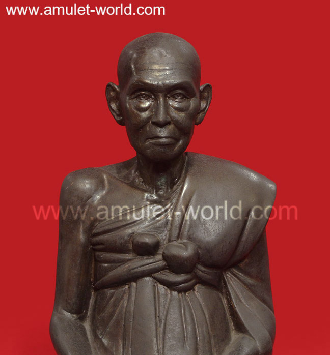 สมเด็จพระพุฒาจารย์โต วัดระฆัง รุ่น122 ปี พ.ศ.2537 ตัก 5 นิ้ว เนื้อโลหะรมดำ 1