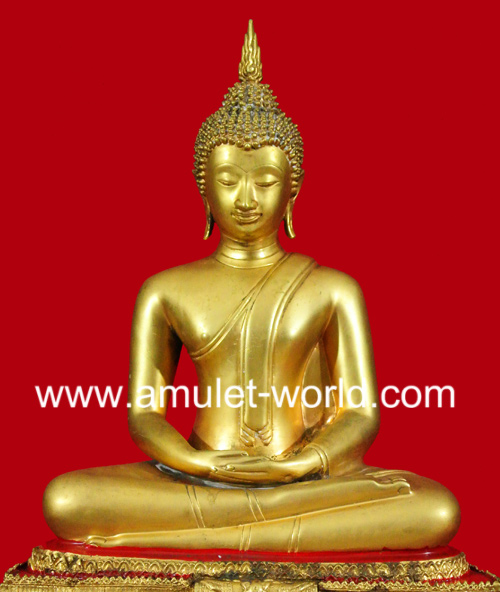 พระประธานวัดระฆังรุ่น 108 ปี พ.ศ.2523 หน้าตัก 9 นิ้ว เนื้อกะไหล่ทอง (องค์ที่2) 1