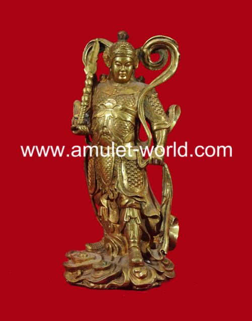 เทพเจ้ากวนอู เทพเจ้าอุ่ยท้อ เนื้อสัตตะโลหะ สวยมากครับ