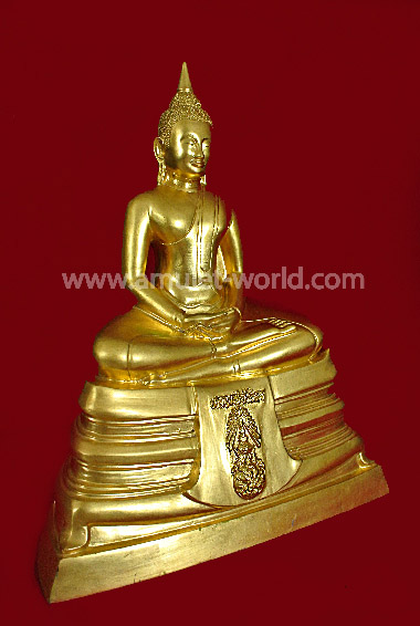หลวงพ่อโสธร ภปร. ปี2544 หน้าตัก 12 นิ้ว ปิดทอง สวยมากครับ 2