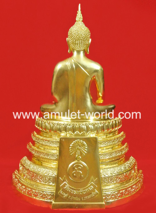 พระพุทธชนะมาร วัดธรรมบันดาล รุ่นแรกปี2535 ตัก 9 นิ้ว เนื้อโลหะผสม ปิดทองทั้งองค์ สวยมาก 2