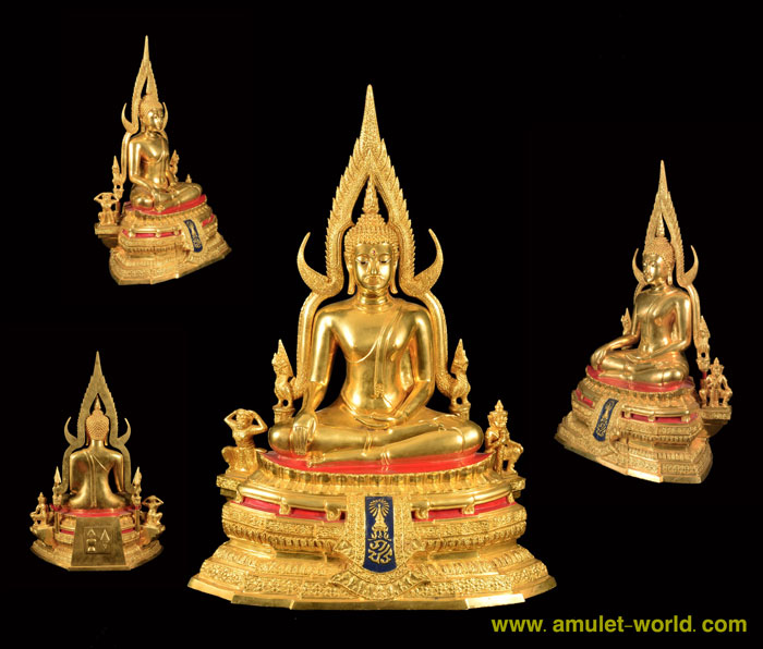 พระพุทธชินราช ปฏิสังขร ปี2531 หน้าตัก 12 นิ้ว ปิดทอง