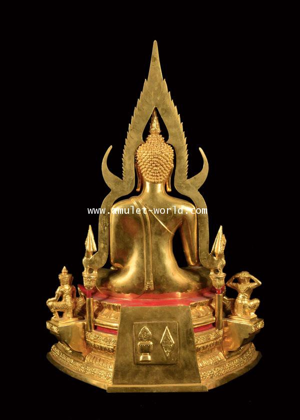 พระพุทธชินราช ปฏิสังขร ปี2531 หน้าตัก 12 นิ้ว ปิดทอง 3