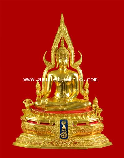 พระพุทธชินราช ปฏิสังขร ปี2531 หน้าตัก 12 นิ้ว ปิดทอง