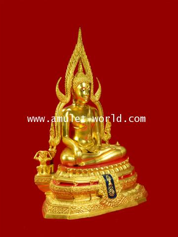 พระพุทธชินราช ปฏิสังขร ภปร. ปี2531 หน้าตัก 9 นิ้ว เนื้อปิดทอง 1