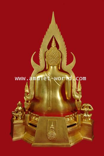 พระพุทธชินราช ภปร. กองทัพภาคที่3 ในหลวงเสด็จทรงเททอง ปี2517 หน้าตัก 9 นิ้ว ปิดทอง 2