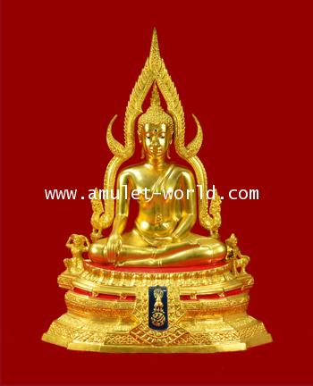 พระพุทธชินราช ปฏิสังขร ปี2531 หน้าตัก 12 นิ้ว ปิดทอง