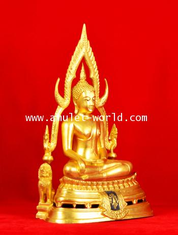 พระพุทธชินราช มวก. วัดเบญจมบพิตร ปี 2519 หน้าตัก 5.9 นิ้ว ปิดทอง 1