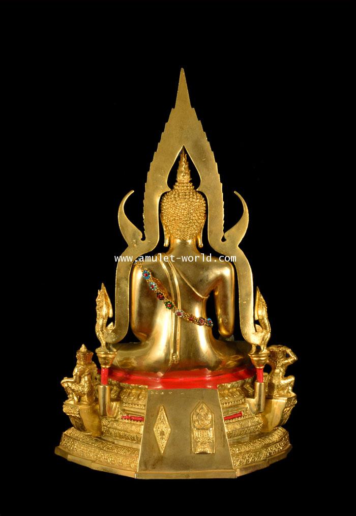 พระพุทธชินราช รุ่นปฎิสังขร ปี2534 เนื้อกะไหล่ทอง 3