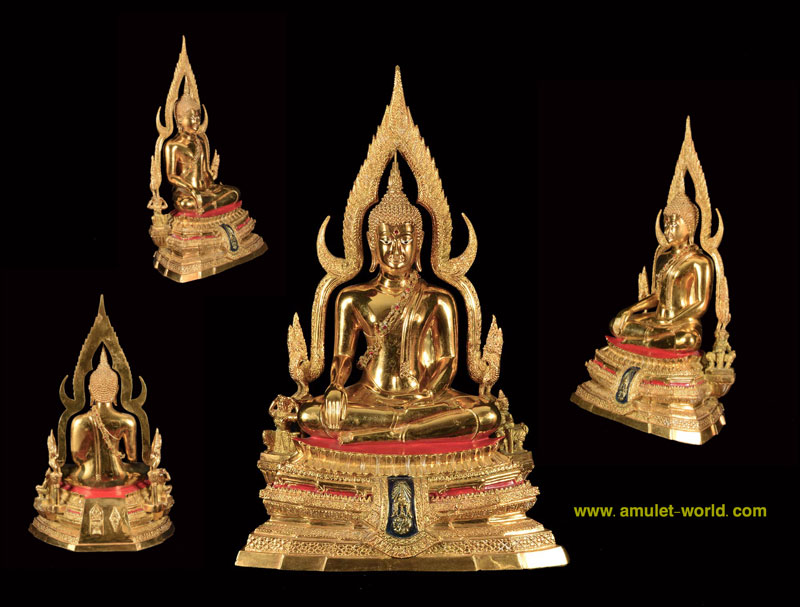 พระพุทธชินราช รุ่นปฎิสังขร ปี2535 กะไหล่ทอง 4