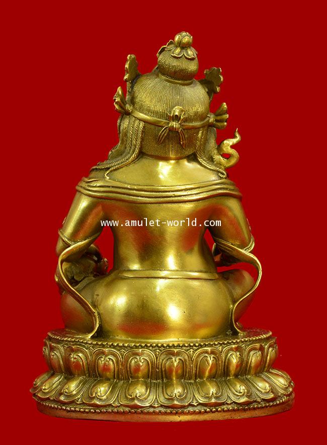 เทพเจ้าไฉ่เซ่งเอี๊ย ธิเบต (จัมปาลา) เนื้อสัตตะโลหะ หน้าตัก 5.5 นิ้ว 2