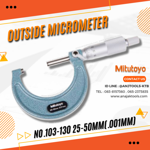 Outside Micrometers Series 103 No.103-130 25-50mm(.001mm)