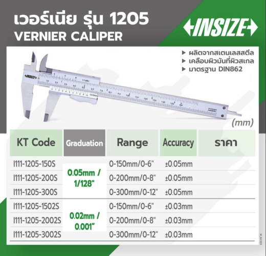INSIZE. รุ่น 1205-300S ขนาด 12 นิ้ว 3
