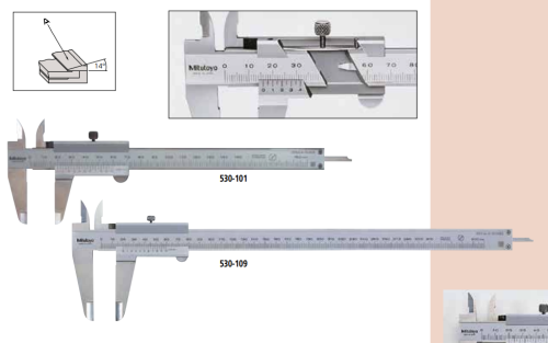 เวอร์เนีย ธรรมดา Series 530 ขนาด 0-150mm (6