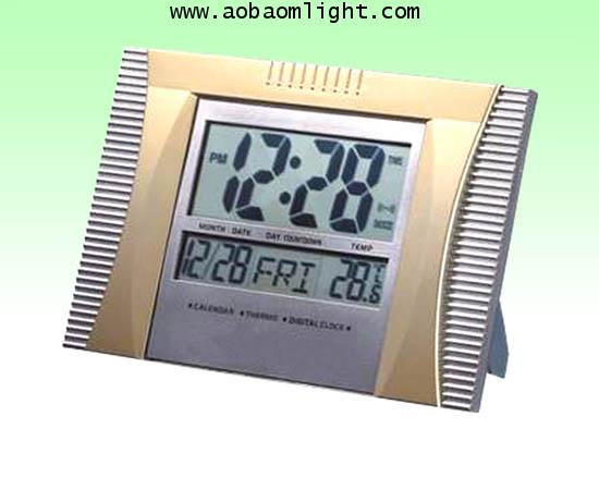 CK818 นาฬิกาปลุก ปฏิทิน200ปี แสดงอุณหภูมิได้ นับเวลาถอดหลังได้