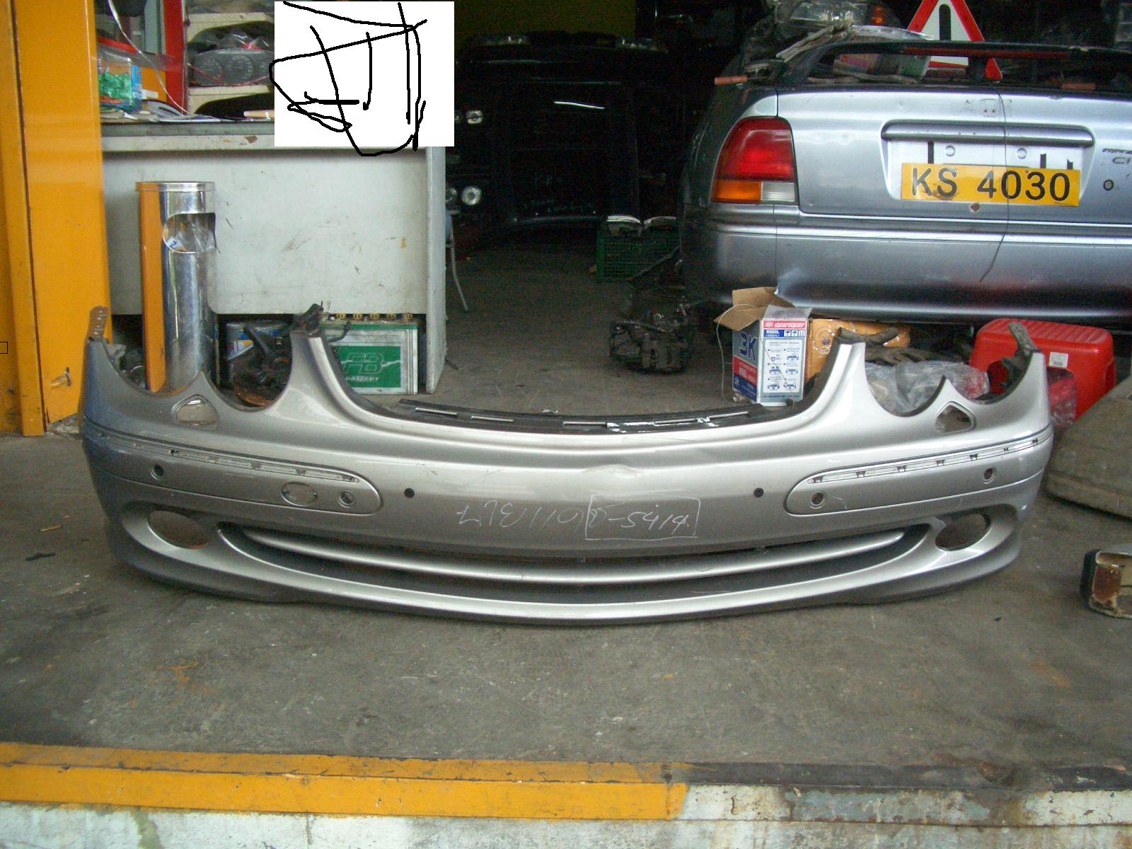 กันชนหน้า  Benz  C180