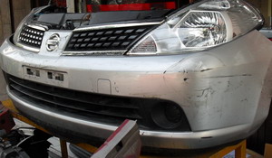 แผงหน้า NISSAN TIIDA นิสสัน ทีด้า สภาพสวยค่ะ 2