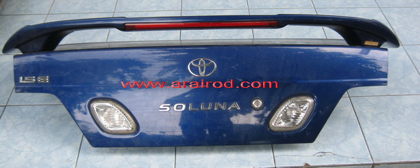 TOYOTA SOLUNA 2000-2003 โตโยต้า โซรูน่า หยดน้ำ ปี 2000 - 2003 ฝาท้ายพร้อมไฟทับทิม