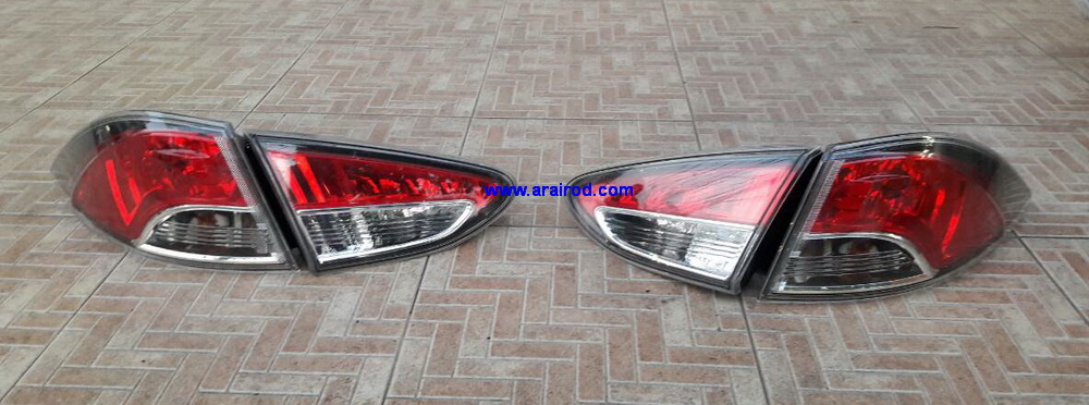 อะไหล่  MAZDA 2 มาสด้า 2 ชุดไฟท้าย-ทับทิม