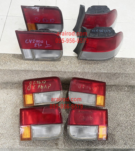 อะไหล่ HONDA CIVIC 1992 ฮอนด้า ซีวิค ปี 1992 ไฟท้าย ทับทิม 2 D