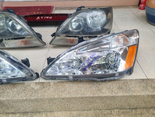 อะไหล่ HONDA ACCORD 2004 ฮอนด้า แอคคอร์ด ปี2004 ไฟหน้า ลายนอก 3