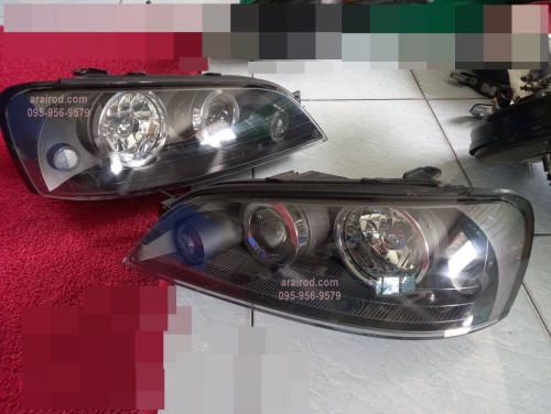 อะไหล่ Ford Laser Tierra ฟอร์ด เลเซอร์ เทียร่า ไฟหน้า โครมดำ 2