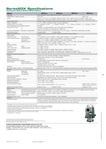 กล้อง TOTAL STATION SOKKIA รุ่น SET-650XS สภาพ 95 เปอร์เซ็นต์ 7