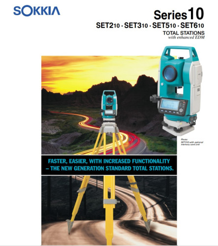 กล้อง TOTAL STATION SOKKIA รุ่น SET-610S สภาพ 90 เปอร์เซ็นต์ 6