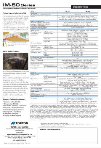 กล้อง TOTAL STATION SOKKIA รุ่น IM-52 พร้อมอุปกรณ์ 7