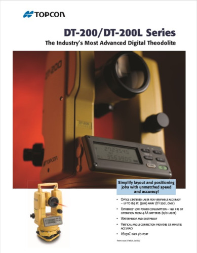 กล้องวัดมุม TOPCON รุ่น DT-209 สภาพ 90 เปอร์เซ็นต์ 2