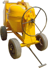 เครื่องผสมปูนล้อยาง