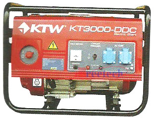 เครื่องกำเนิดไฟฟ้าเครื่องยนต์เบนซิล KTW รุ่น KT 3000-(D)DC