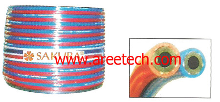 สายเชื่อมคู่ PVC สีน้ำเงิน-แดง