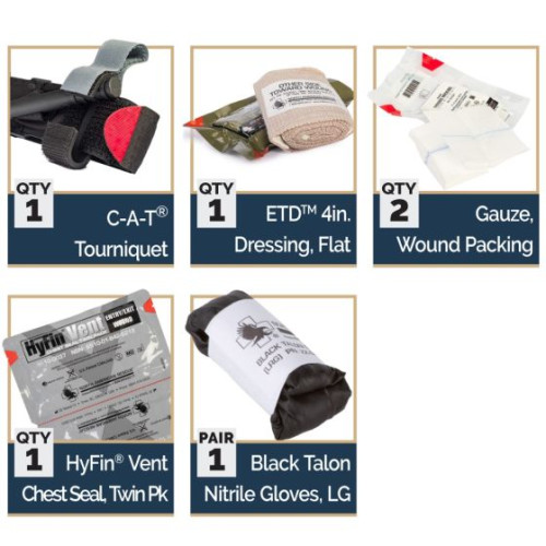 ชุดปฐมพยาบาลสนาม North American Rescue - RIG Series Eagle IFAK Basic 1