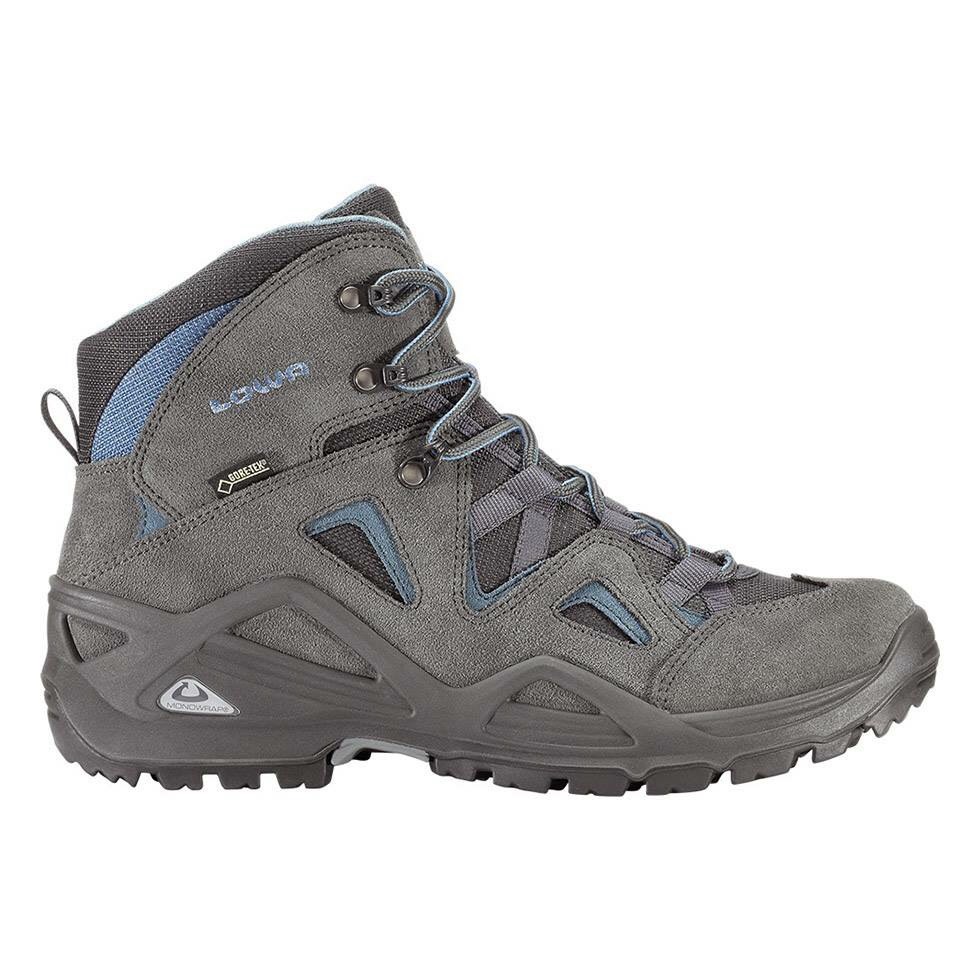 รองเท้า LOWA men\'s Zephyr GTX Mid Hiking Boot Anthracite/Gray