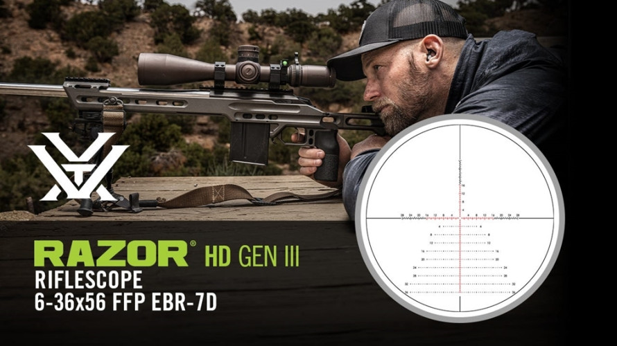 กล้องติดปืน Vortex Razor HD Gen III 6-36×56 MRAD