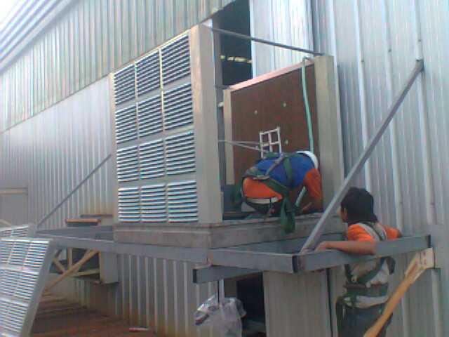 พัดลมไอเย็น, พัดลม Evaporative Cooling System, เครื่องสร้างลมเย็น Evap 4