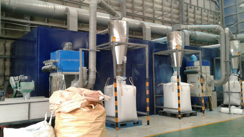 ท่อดักท์ งานเก็บเสียงเครื่องบดเศษท่อ PVC  บจก.นวพลาสติก (SCG) 4