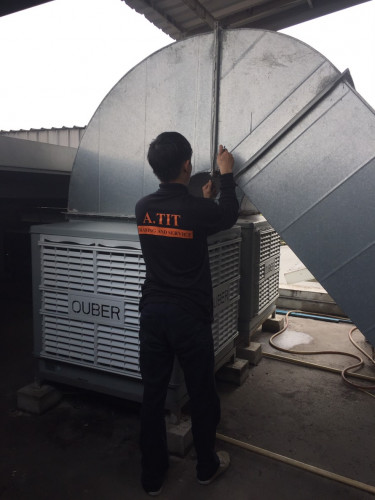 พัดลม Evaparative, พัดลมไอเย็น, เครื่องทำลมเย็น,พัดลมส่งลมเย็น 5