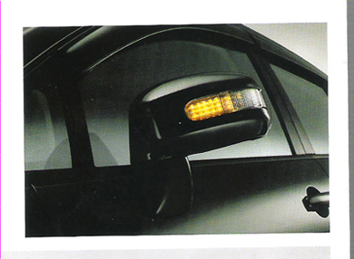 ฝาครอบกระจกมองข้าง พร้อมไฟเลี้ยว LED สำหรับ Nissan Tiida