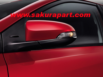 ฝาครอบกระจกมองข้าง พร้อมไฟเลี้ยว LED TOYOTA NEW VIOS ,YARIS,ALTIS, CAMRY ไม่ต้องใช้กาว 3 M ทรงศุนย์