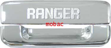 FORD RANGER 2006 เบ้าท้าย+ ครอบมือจับท้าย DODEK สีชุบ