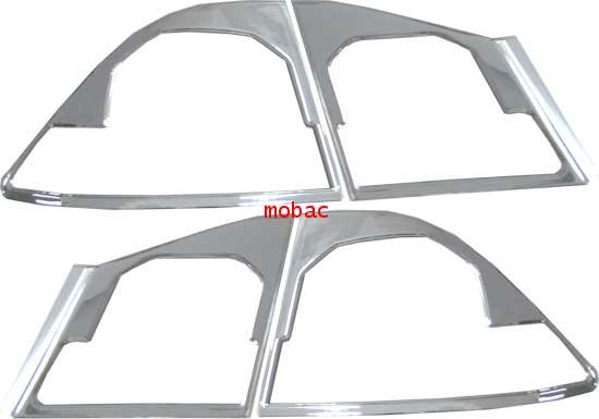 HONDA CIVIC 2009  ครอบไฟท้าย  Option 2 สีชุบโครเมี่ยม