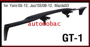 สปอยเลอร์ SPOILER ติดรถ GT-1 = YARIS 05-12, JAZZ 03/08-12, MAZDA 5D