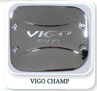 VIGO CHAMP ครอบฝาถังน้ำมัน RICH เพิ่มความสวยงาม ป้องกันรอย ชุบโครเมี่ยม