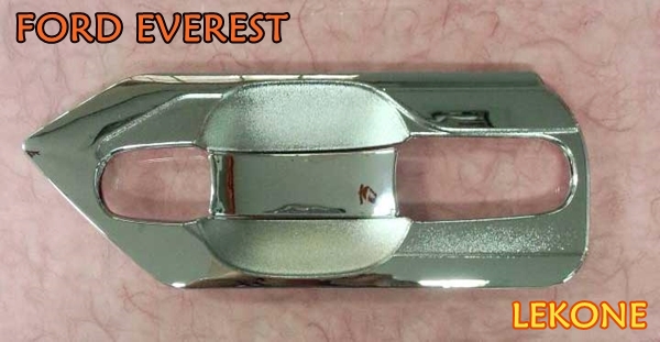 FORD EVEREST เบ้ามือเปิด เต็ม (4 ชุด) งานโครเมี่ยม ยี่ห้อ Lekone